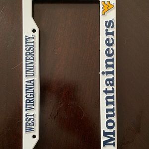 WVU plate cover